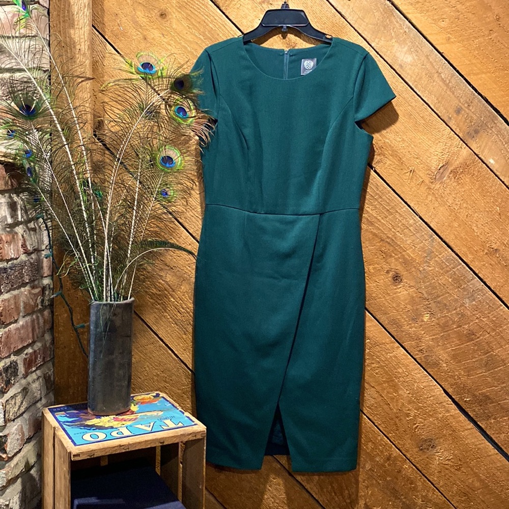 Vince Camuto Cap Sleeve Sheath Dress Size 12